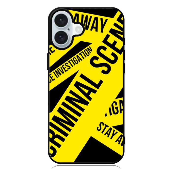 Criminal Scene iPhone 16 Plus Case QC9329