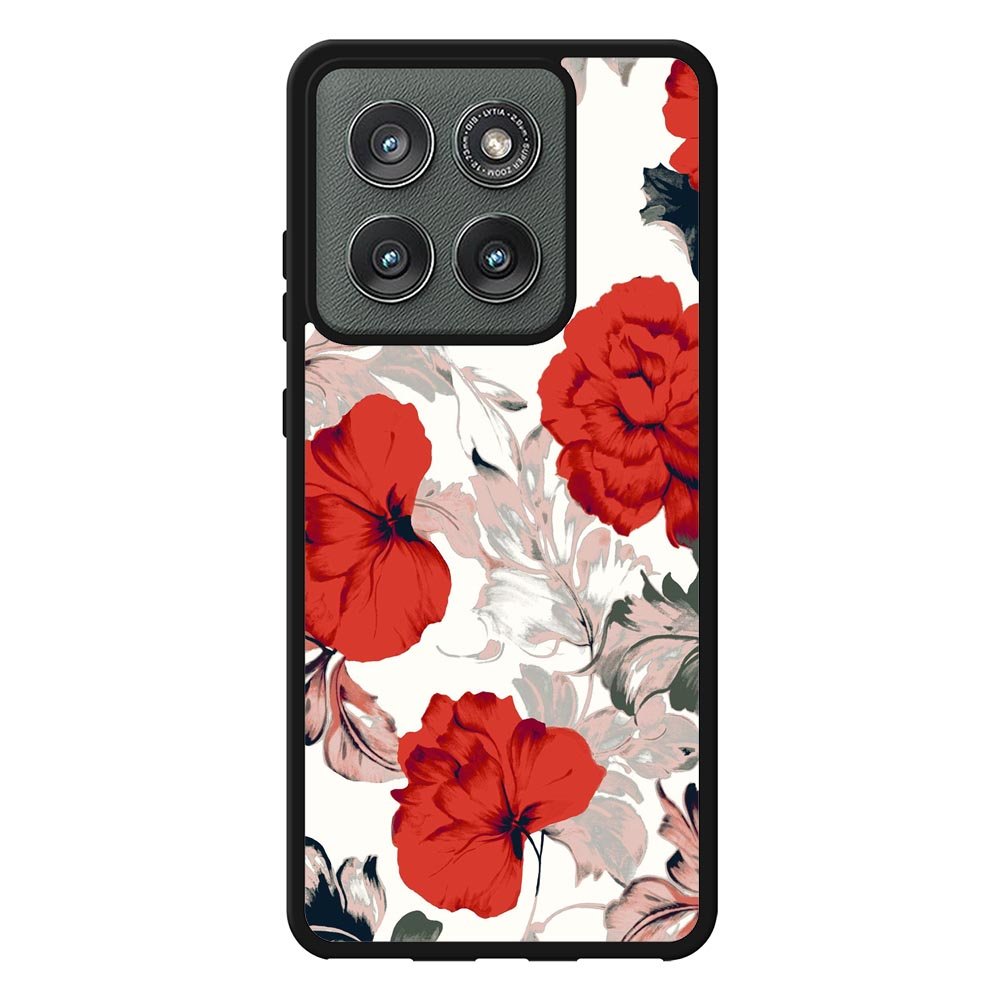 Big Red Peony Motorola Moto Edge 2025 Case OV9317