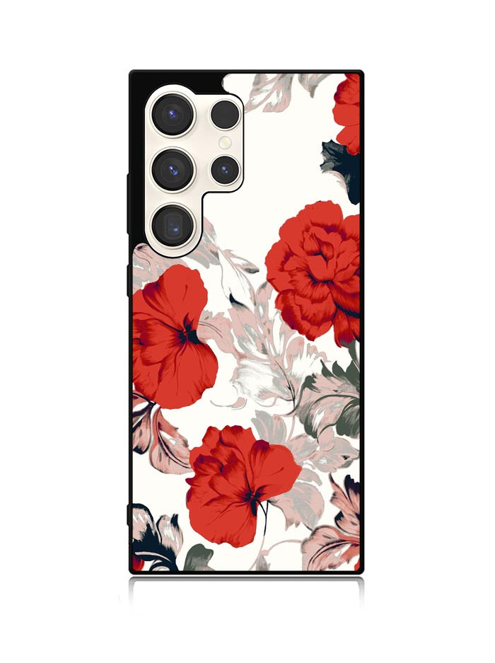 Big Red Peony Samsung Galaxy S24 Ultra 5G Case OV9317
