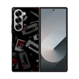 Retro Cassette Tape Samsung Galaxy Z Fold 7 5G Case QC9395