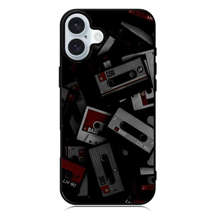 Retro Cassette Tape iPhone 16 Plus Case QC9395