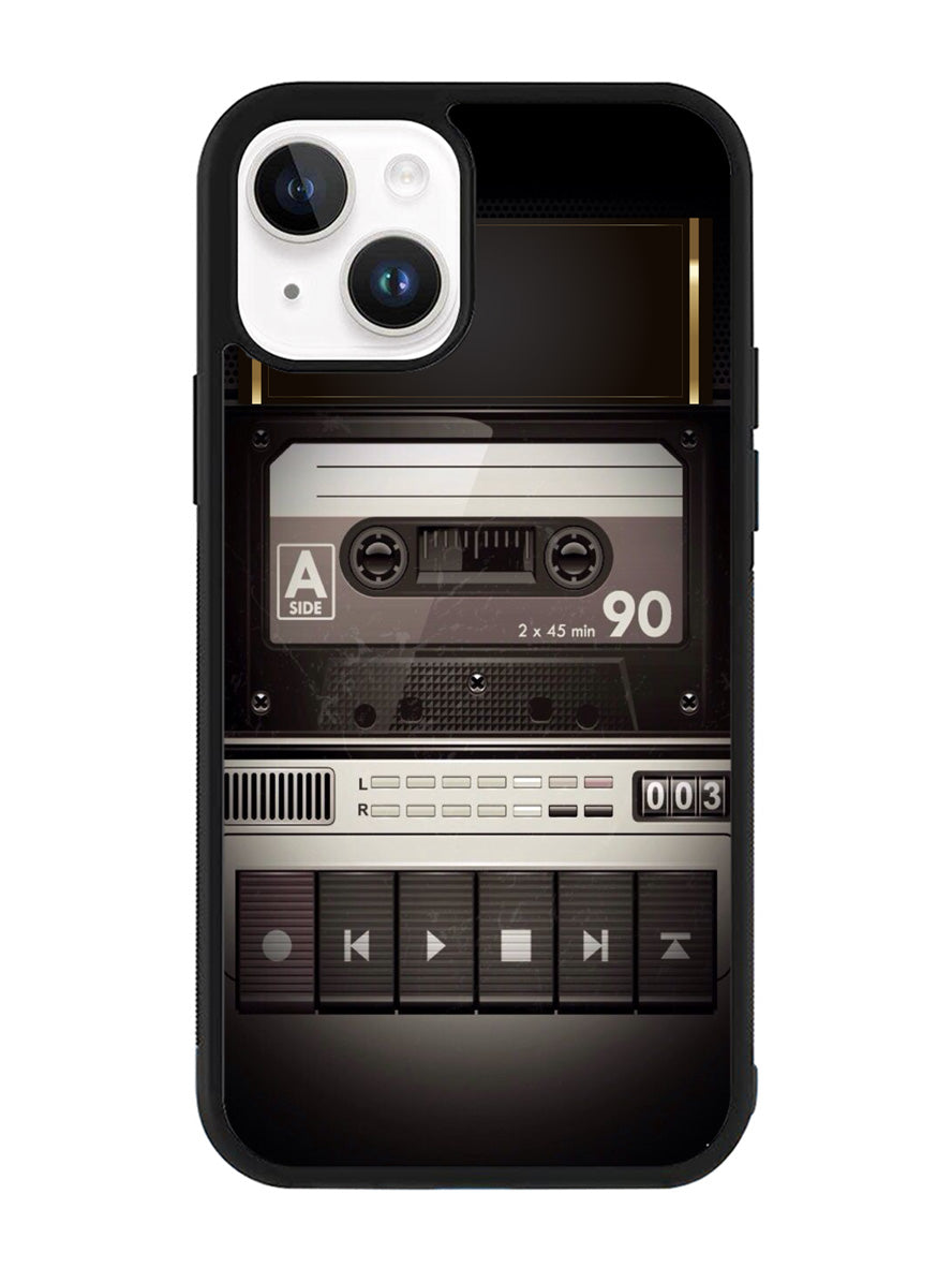 Retro Cassette Tape iPhone 15 Case OV9396