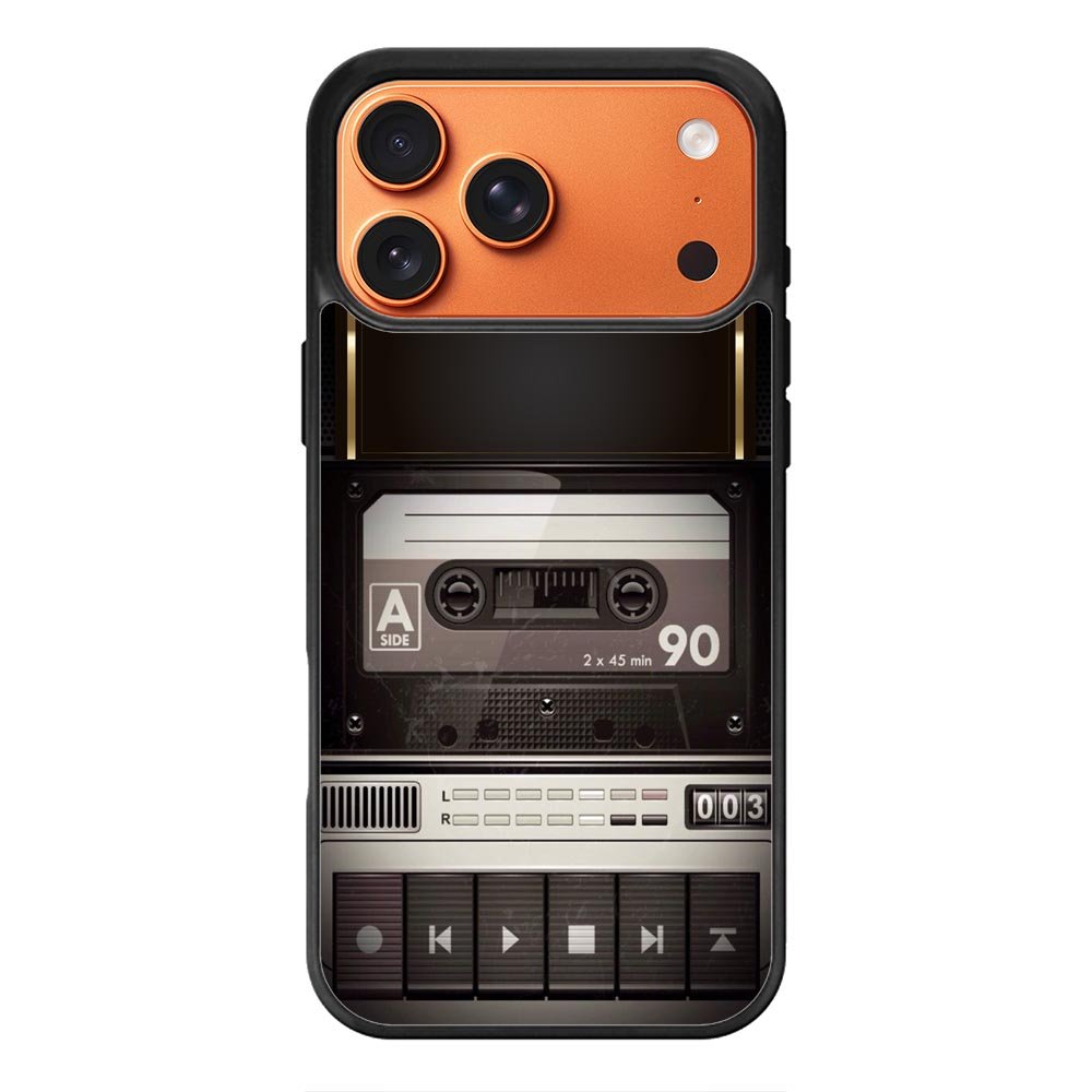 Retro Cassette Tape iPhone 17 Pro Max Case OV9396