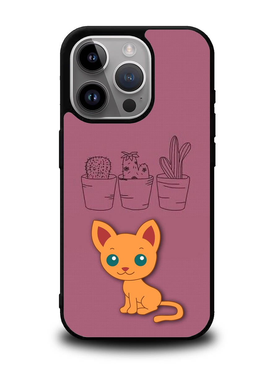 Cartoon Cute Cats iPhone 14 Pro Case QC9321