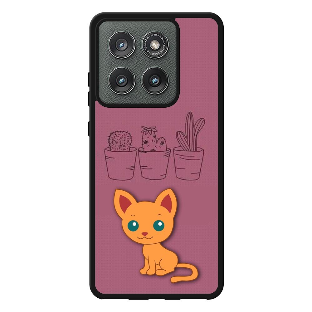 Cartoon Cute Cats Motorola Moto Edge 2025 Case QC9321