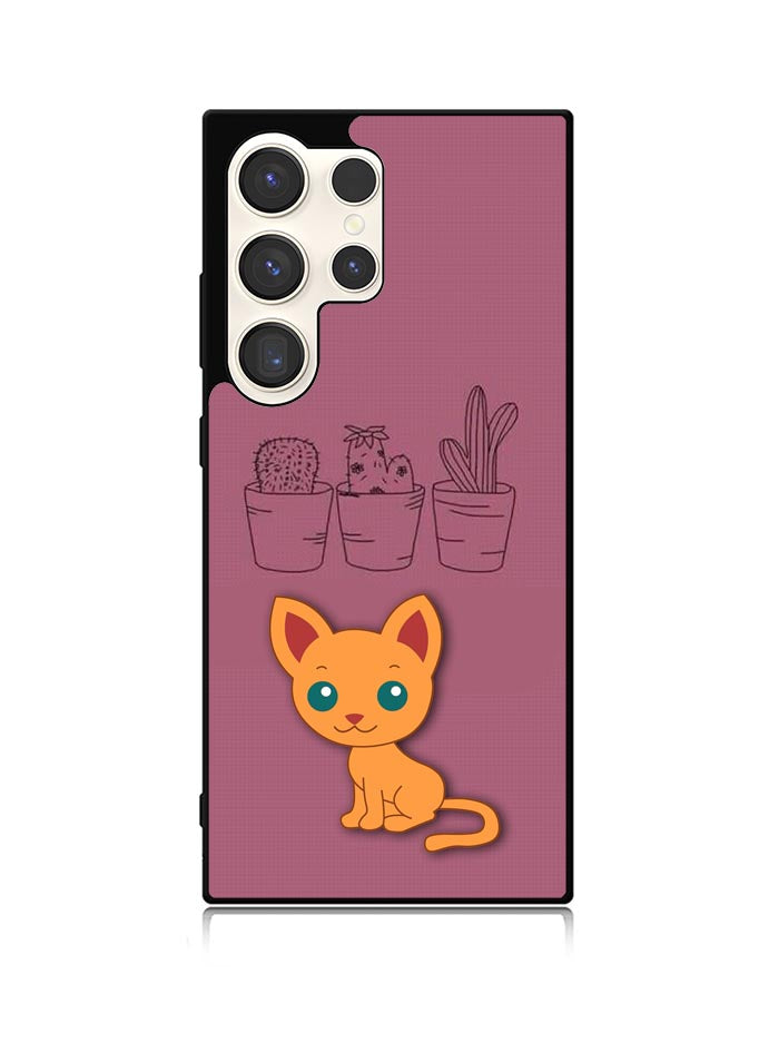 Cartoon Cute Cats Samsung Galaxy S23 Ultra 5G Case QC9321