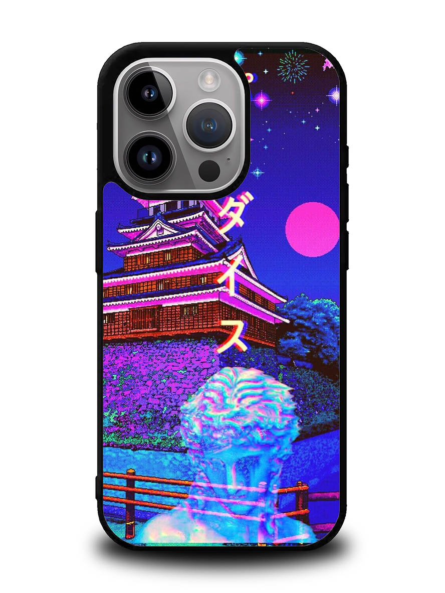 Japanese Vaporwave iPhone 16 Pro Max Case QC9355