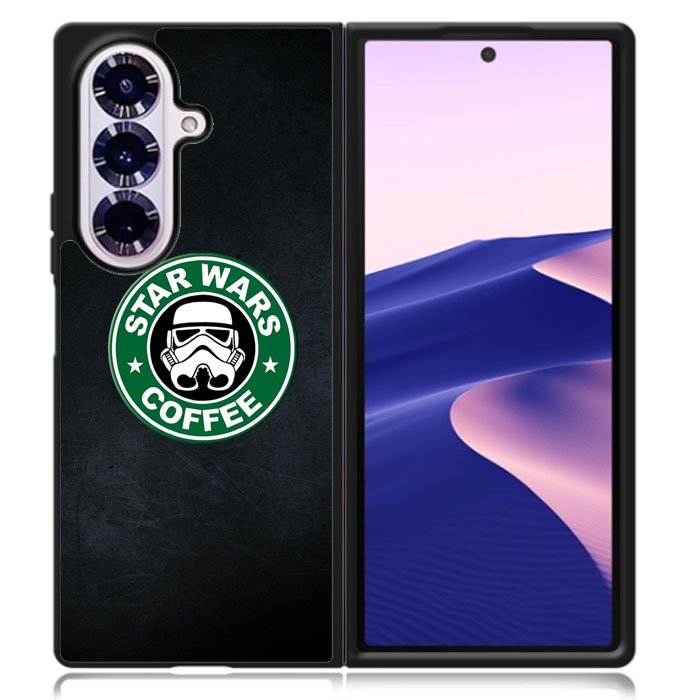 Star Wars Coffee Samsung Galaxy Z Fold 7 Case OV9402