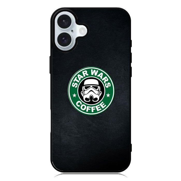 Star Wars Coffee iPhone 16 Plus Case QC9402