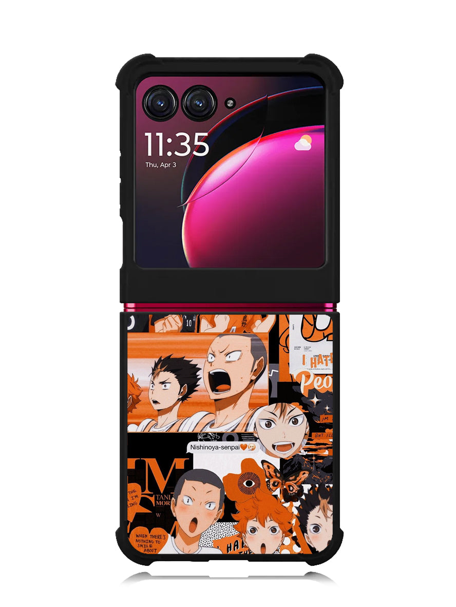 Haikyuu Tanaka Motorola Moto Razr Plus 2023 , Moto Razr+ 2023 Case OV9449