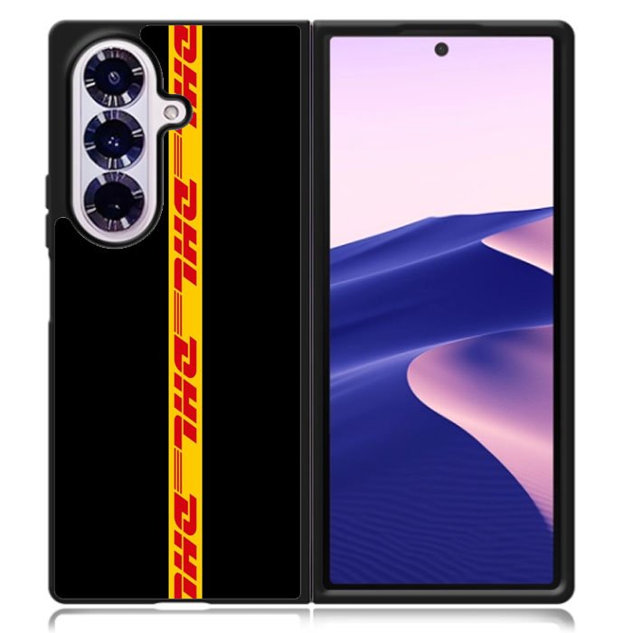 Dhl Yellow Black Samsung Galaxy Z Fold 7 Case OV9482