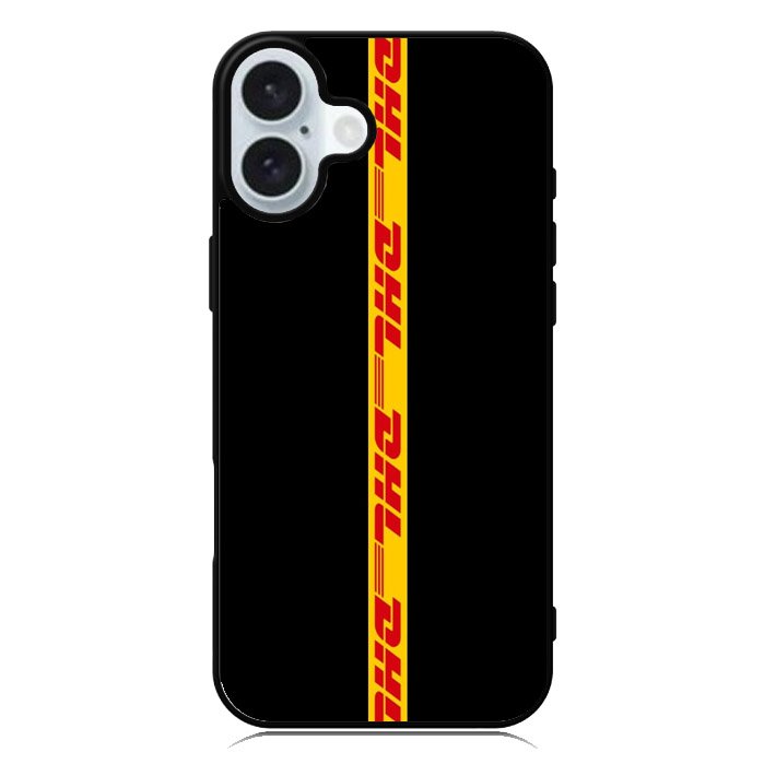 Dhl Yellow Black iPhone 16 Case QC9482