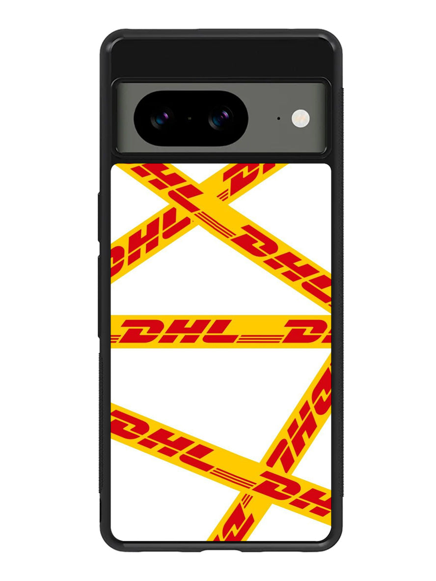 Line DHL White Google Pixel 8A Case QC9461