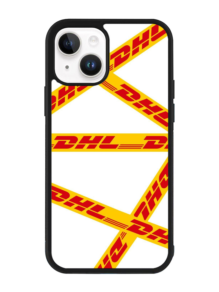 Line DHL White iPhone 15 Plus Case OV9461