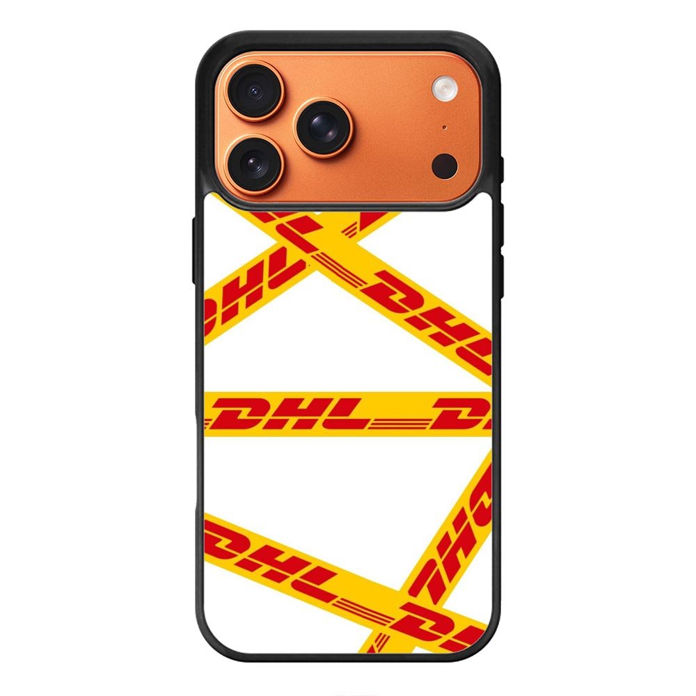 Line DHL White iPhone 17 Pro Max Case QC9461