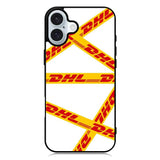 Line DHL White iPhone 16 Plus Case QC9461