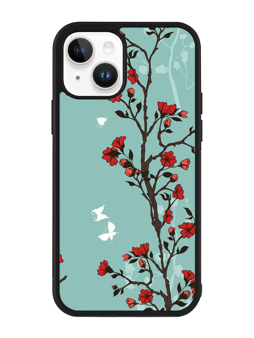 Japanese Flowers iPhone 14 Case QC9457