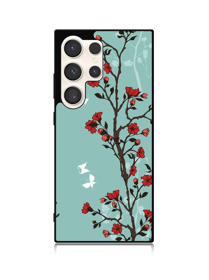 Japanese Flowers Samsung Galaxy S24 Ultra 5G Case OV9457