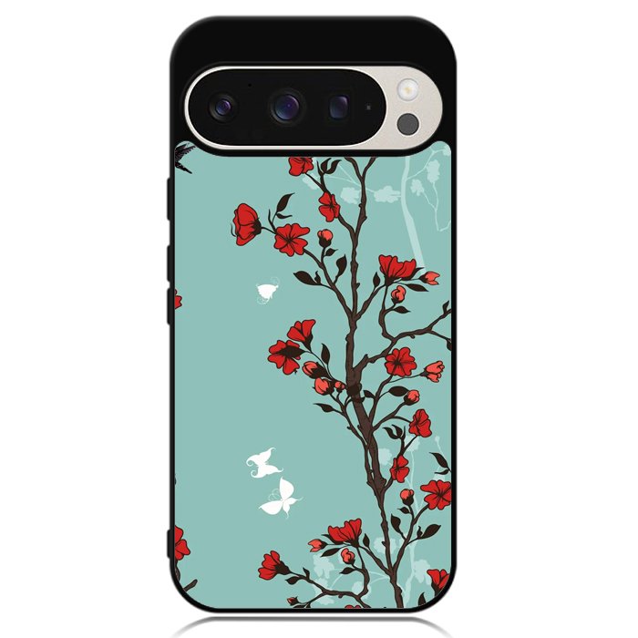 Japanese Flowers Google Pixel 9 | Pixel 9 Pro Case OV9457