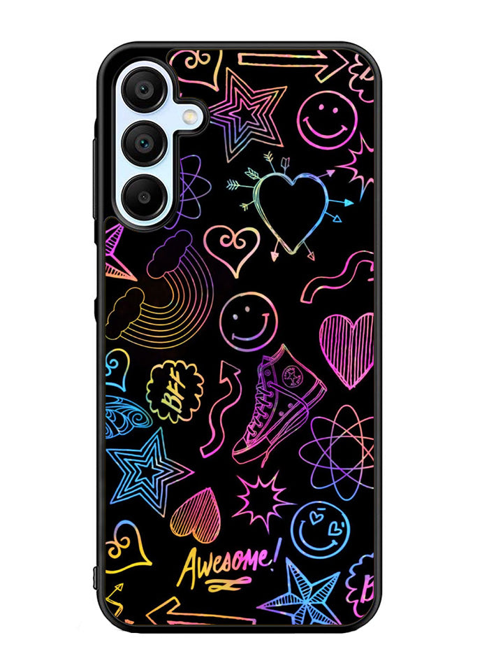 Neon Doodles Samsung Galaxy A15 5G Case OV9467