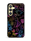 Neon Doodles Samsung Galaxy S24 FE 5G Case OV9467
