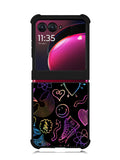 Neon Doodles Motorola Moto Razr Plus 2023 , Moto Razr+ 2023 Case OV9467