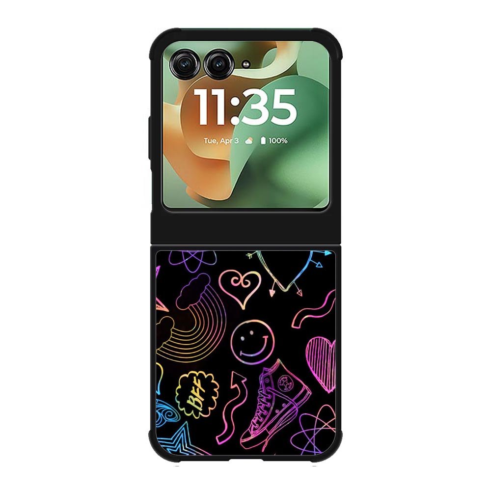 Neon Doodles Motorola Moto RAZR 2025 Case OV9467
