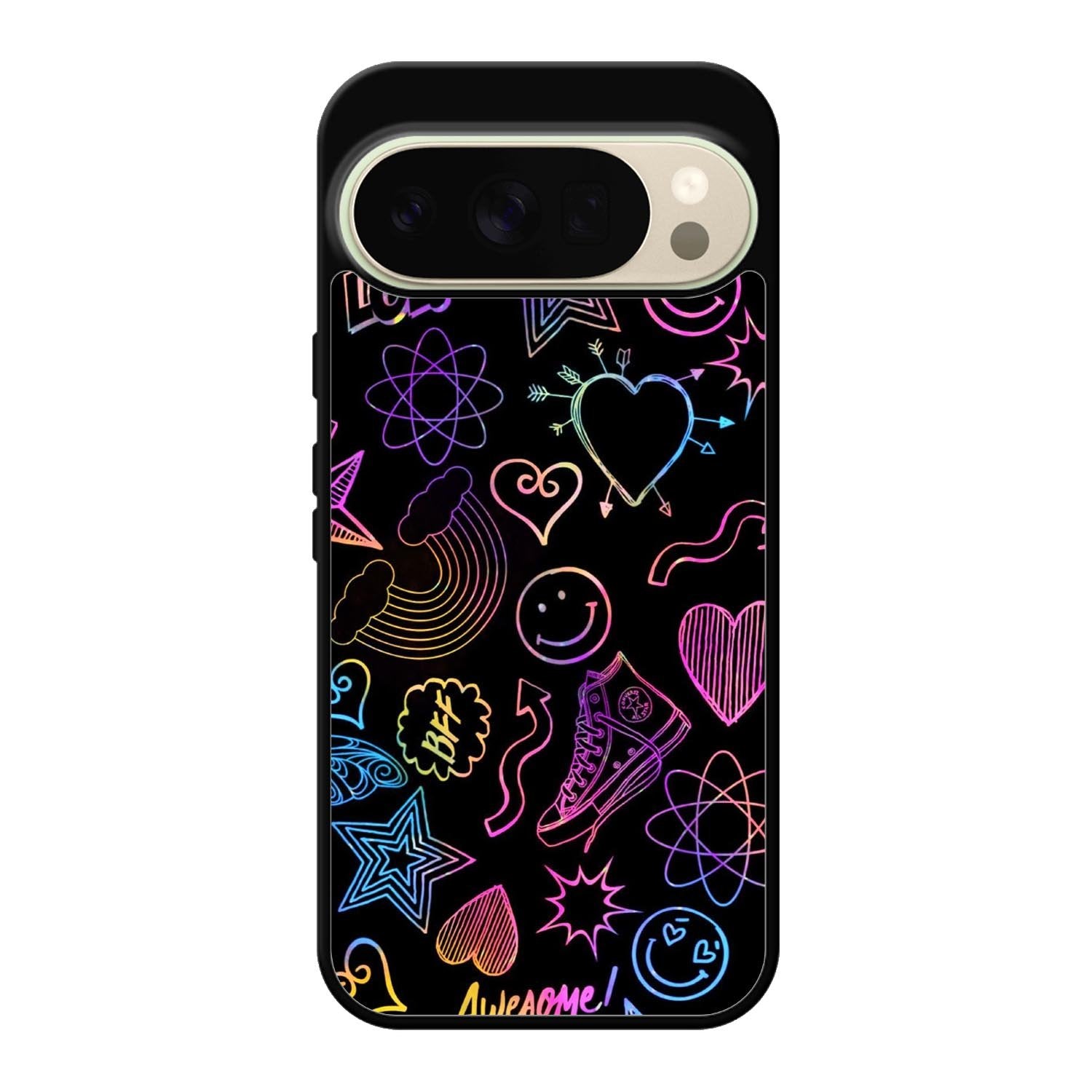 Neon Doodles Google Pixel 10 Pro Case OV9467