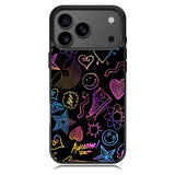 Neon Doodles iPhone 17 Pro Case OV9467