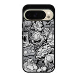 Black Doodle Google Pixel 10 Pro Case OV9476