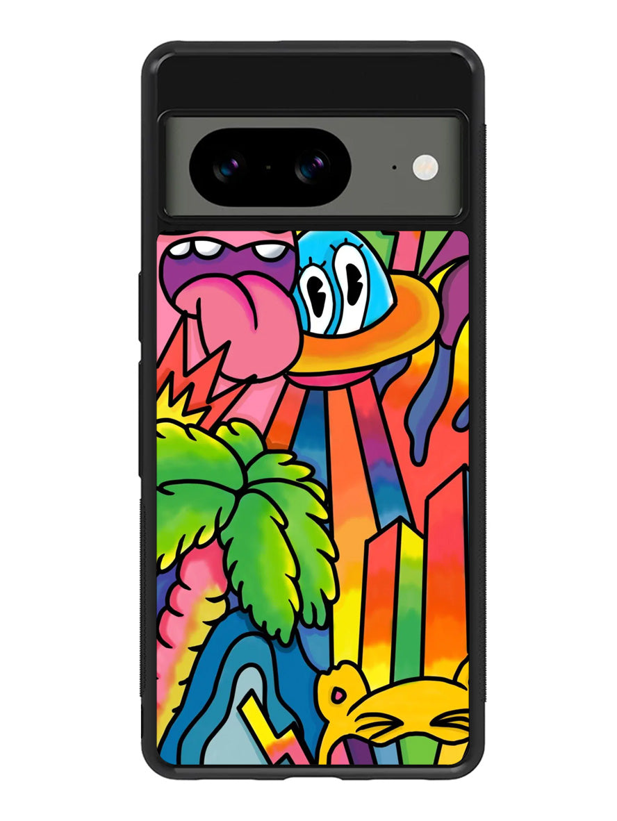 Drawing Vexx Doodles Google Pixel 8 Case QC9484