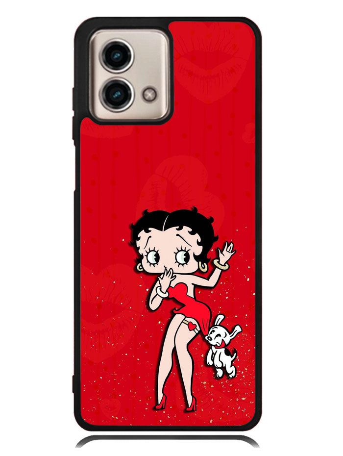 Black Betty Boop Motorola Moto G Stylus 5G 2023 Case