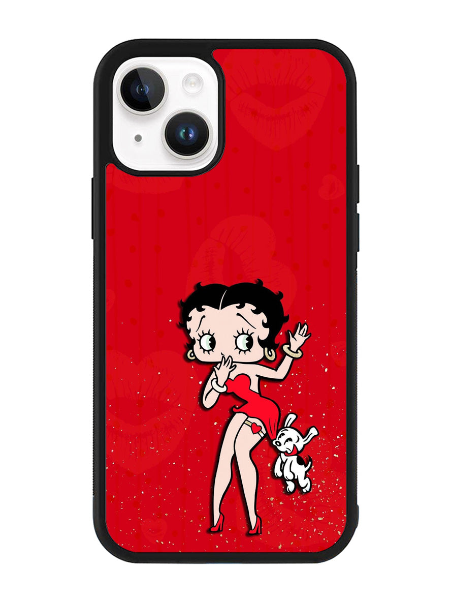 Black Betty Boop iPhone 15 Plus Case OV9475