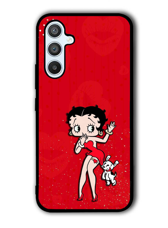 Black Betty Boop Samsung Galaxy A54 5G Case