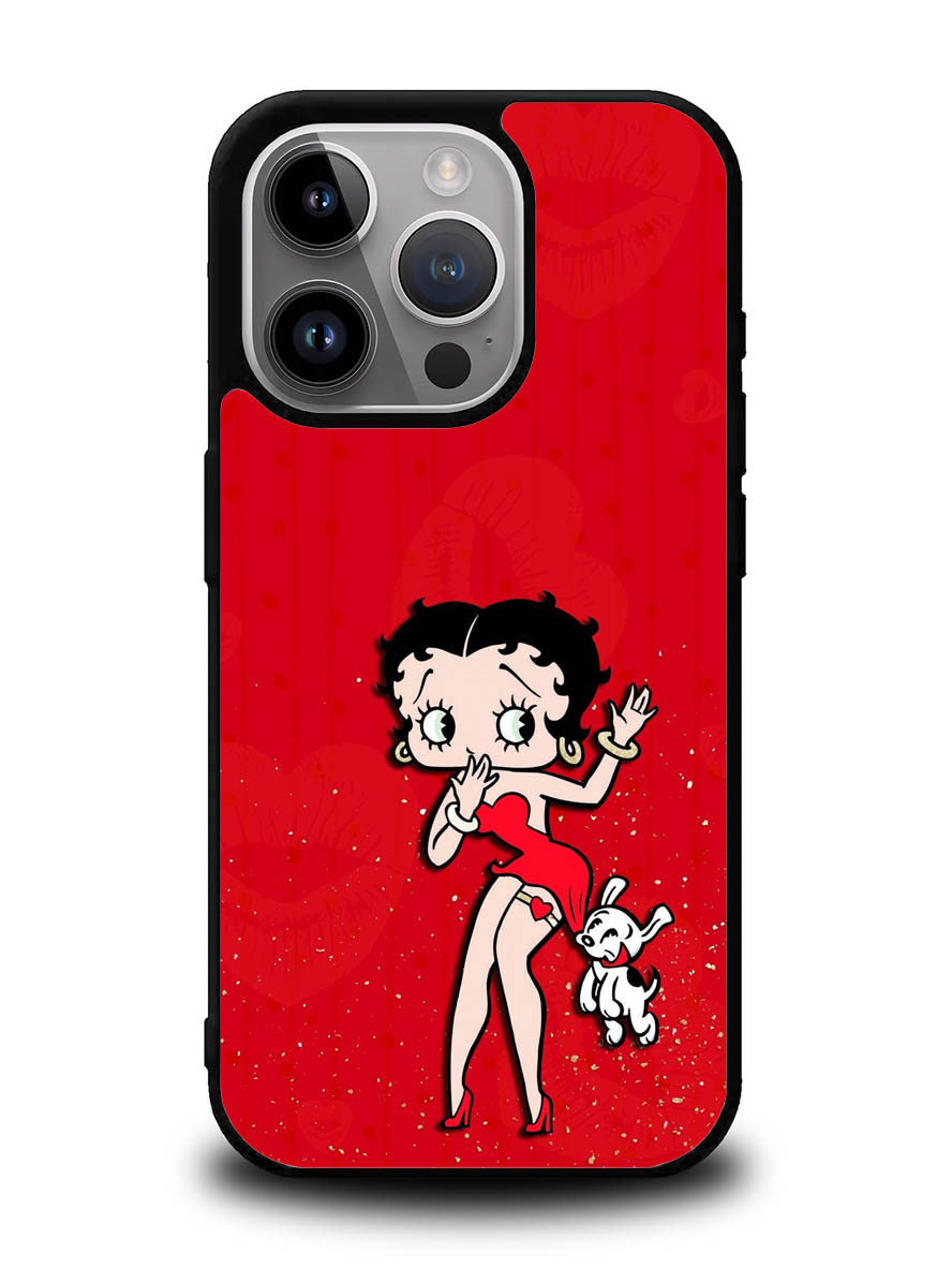 Black Betty Boop iPhone 16 Pro Max Case
