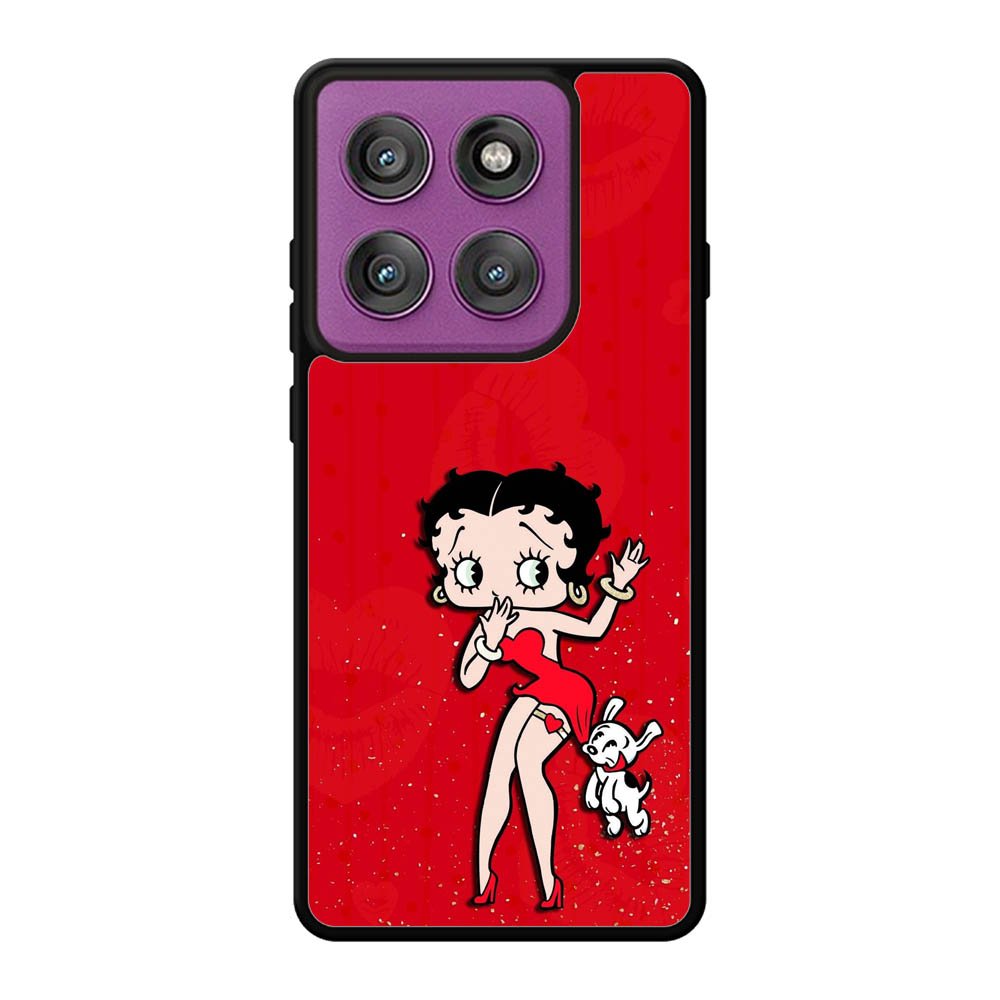 Black Betty Boop Motorola Moto Edge 60 Pro Case