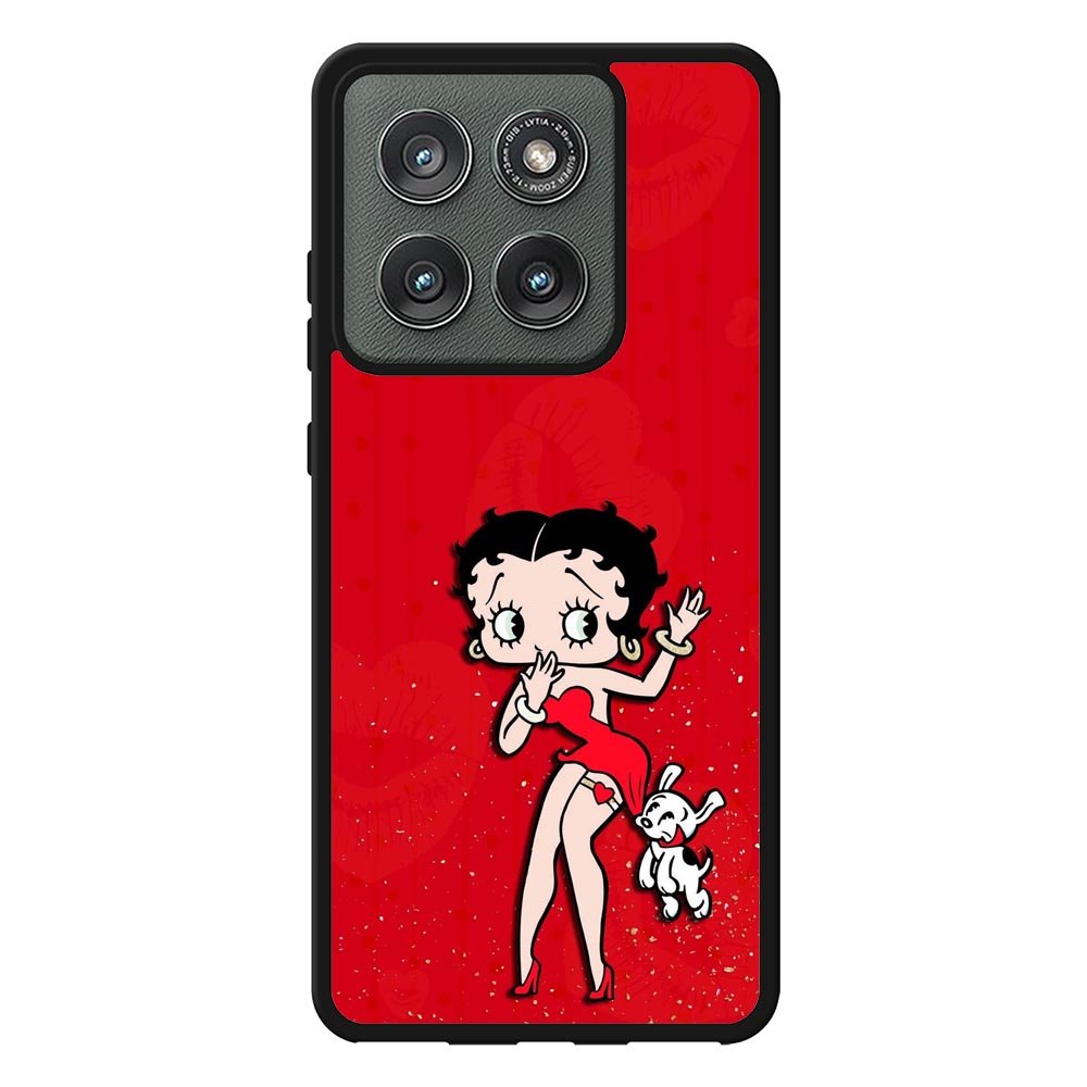 Black Betty Boop Motorola Moto Edge 2025 Case