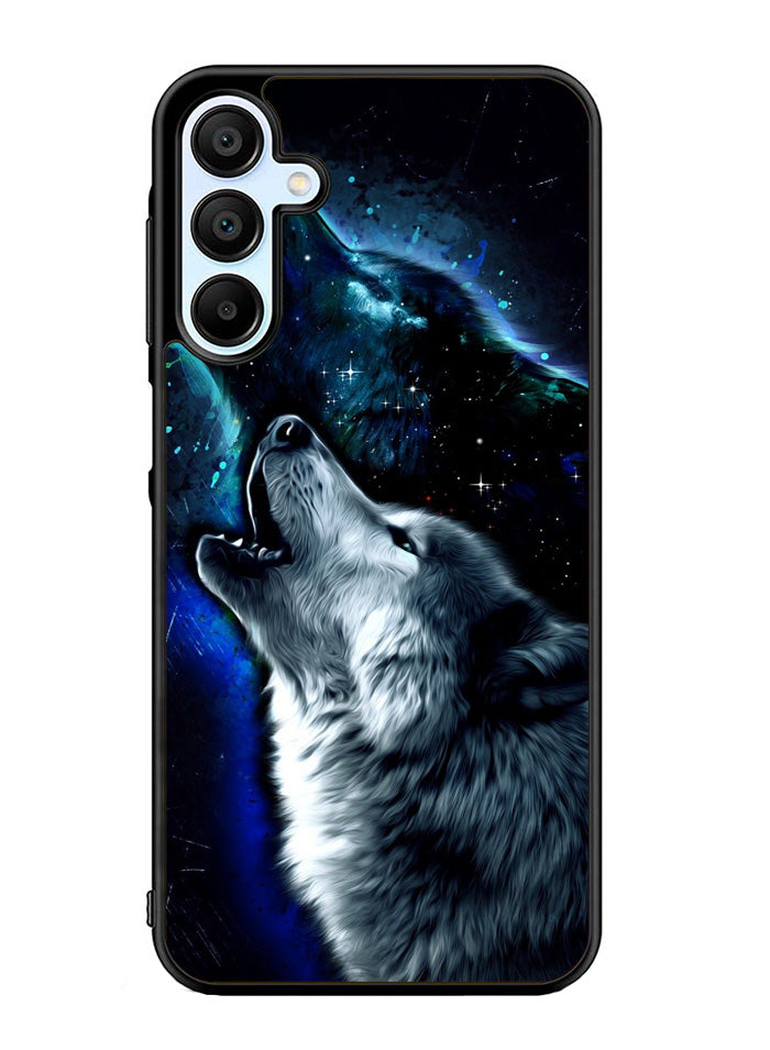 Wolf Black White Samsung Galaxy A15 5G Case OV8675