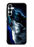 Wolf Black White Samsung Galaxy A35 5G Case OV8675