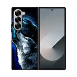 Wolf Black White Samsung Galaxy Z Fold 7 5G Case OV8675