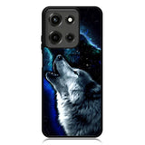 Wolf Black White Motorola Moto G 5G 2025 Case OV8675