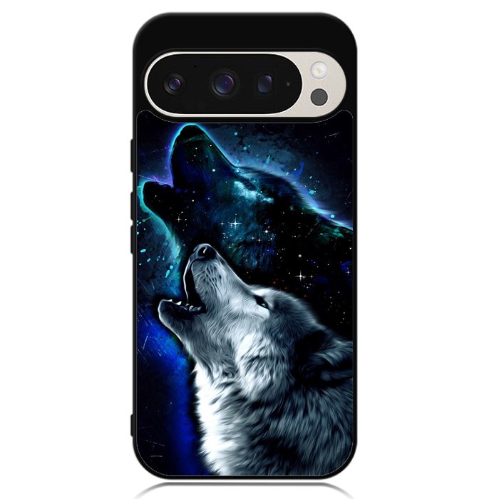 Wolf Black White Google Pixel 9 | Pixel 9 Pro Case OV8675