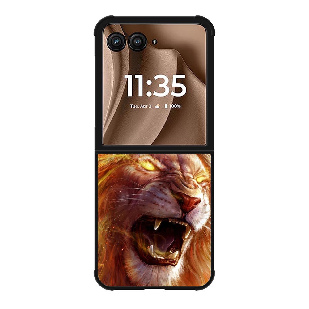 Golden Lion Motorola Moto RAZR Plus 2025 Case OV8652