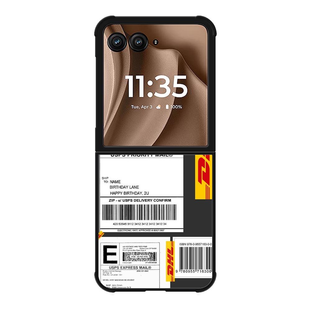 DHL Birthday Date Motorola Moto RAZR Plus 2025 Case OV8682