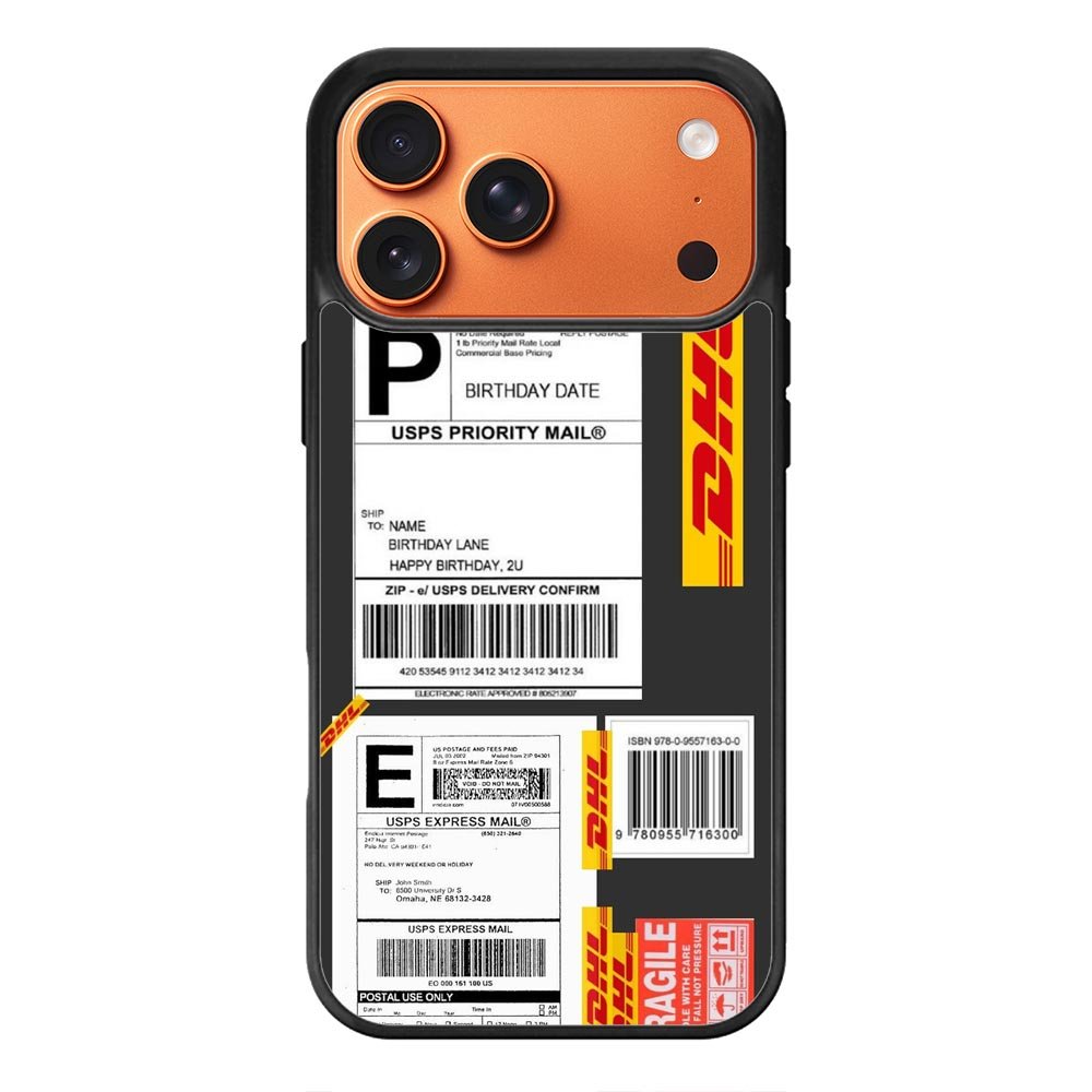 DHL Birthday Date iPhone 17 Pro Max Case QC8682