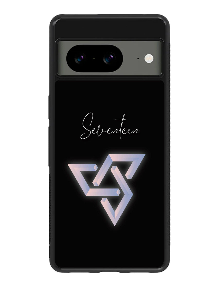 Seventeen Black Logo Google Pixel 8A Case QC8664
