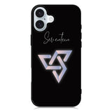 Seventeen Black Logo iPhone 16 Case QC8664