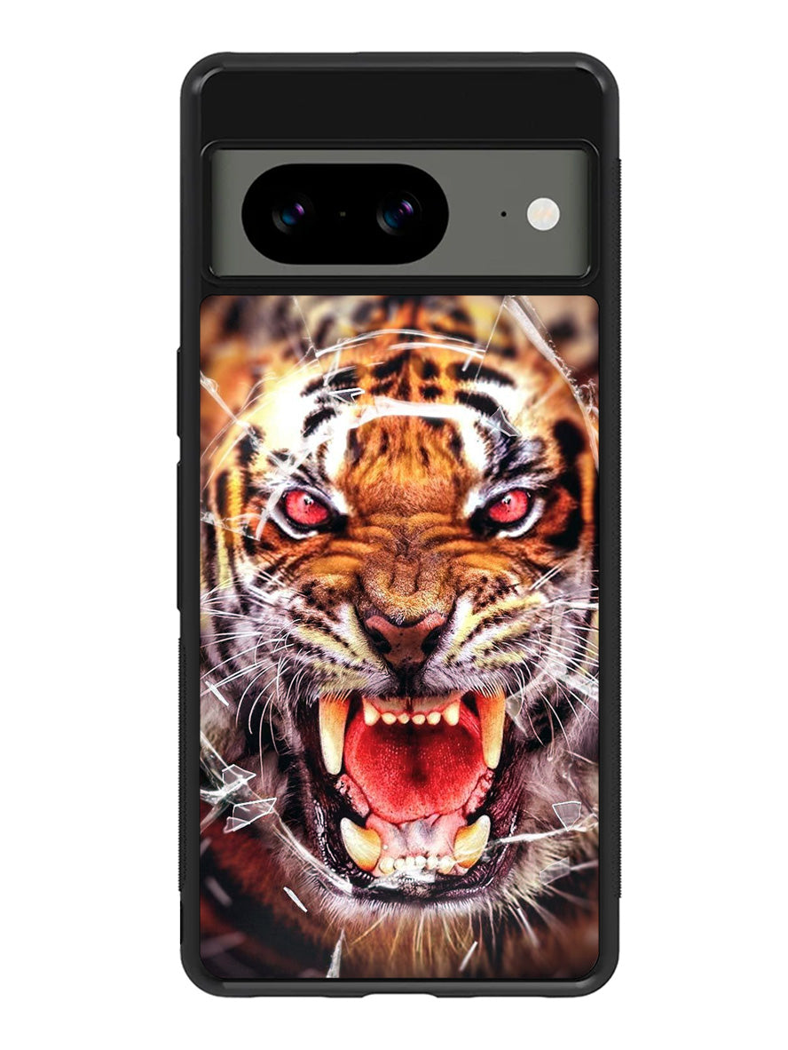 Angry Tiger Roar Google Pixel 8A Case QC8676