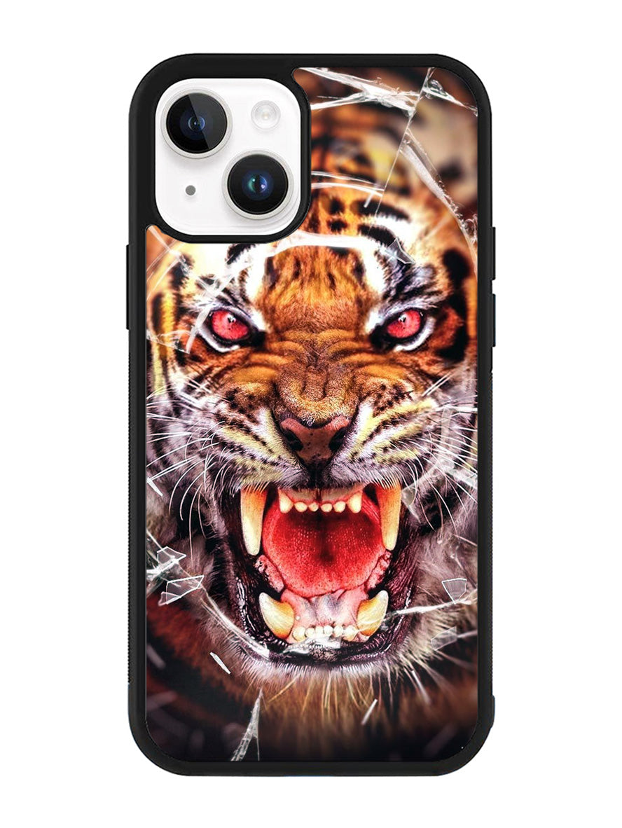 Angry Tiger Roar iPhone 15 Case OV8676