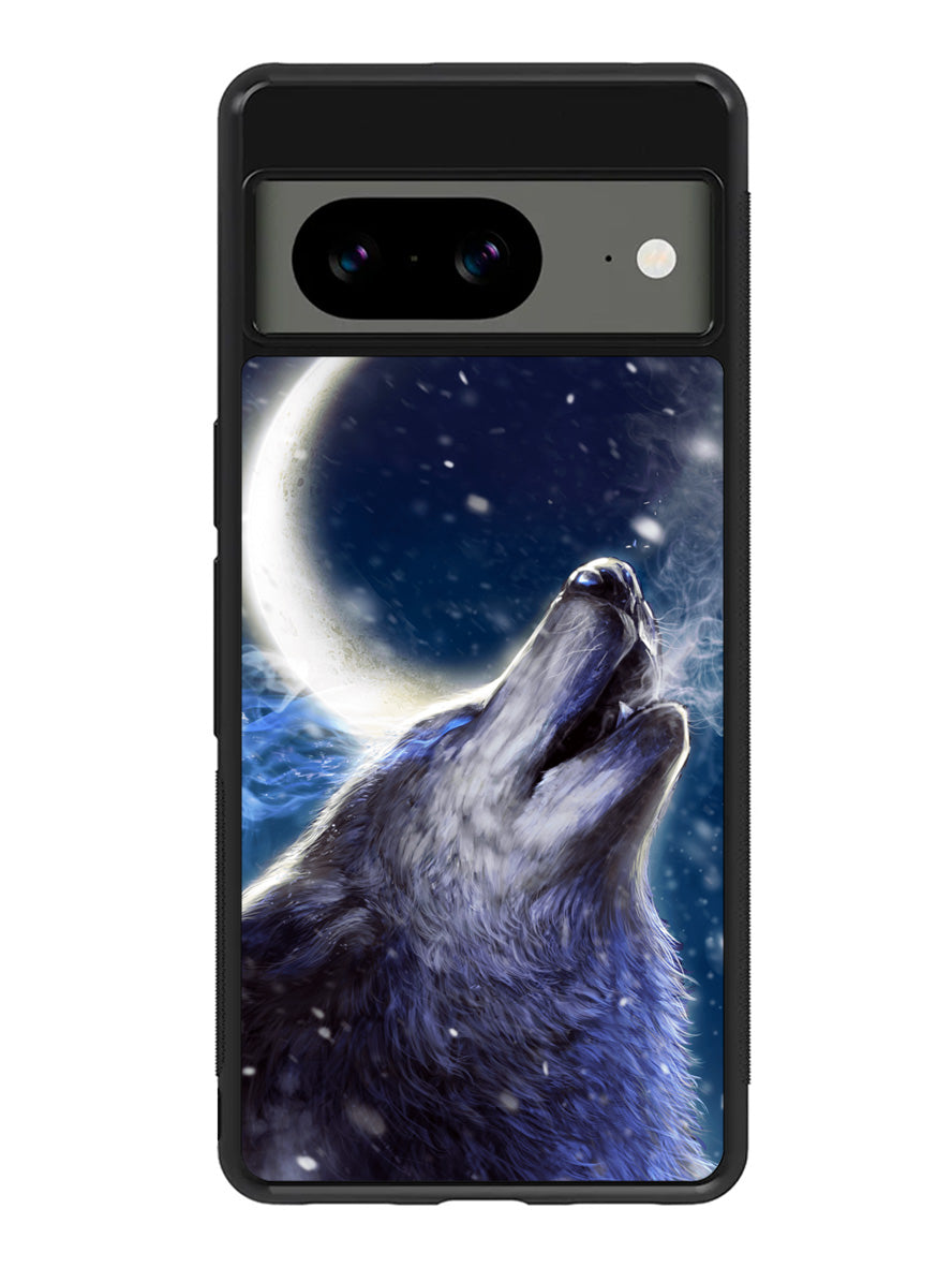 White Wolf Google Pixel 8 Case QC8672